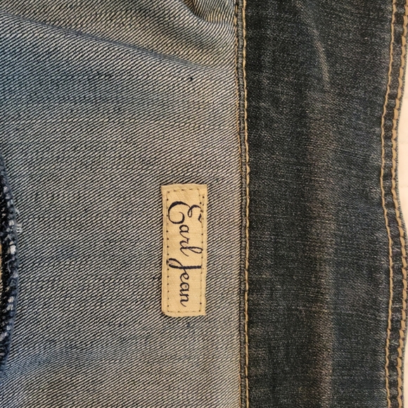 Earl Jeans Dark Blue Denim Jacket - Picture 9 of 10